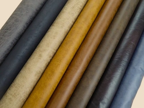 Faux leather upholstery fabric - faux,