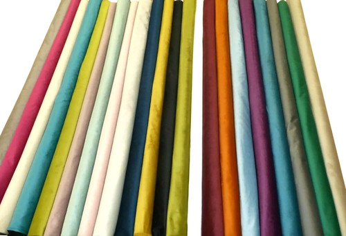 Plush plain velvet upholstery - plain,