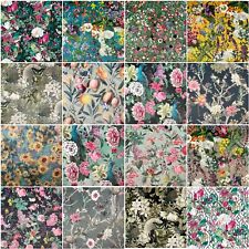 FLORAL PRINTED VELVET FABRIC